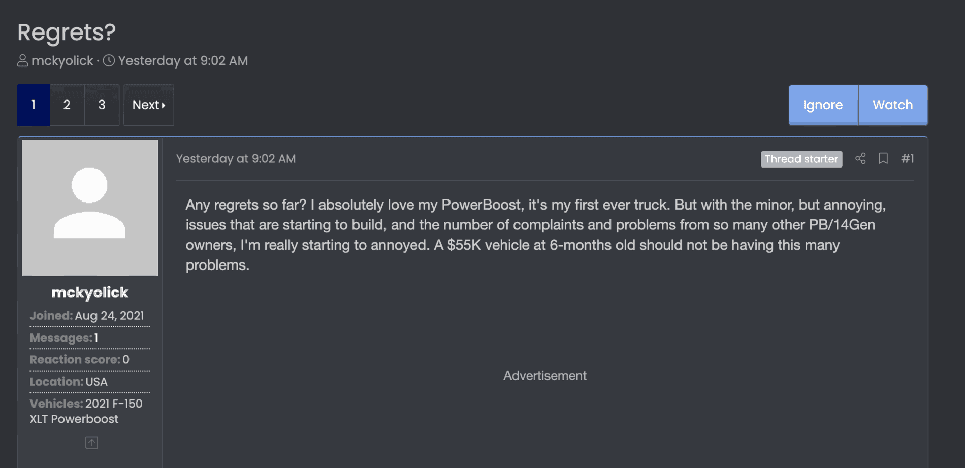 Ford F-150 Regrets? 1636011232084