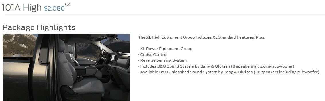 Ford F-150 Need explanation between radio systems (non-B&O, B&O, B&O Unleashed) 1637667510180