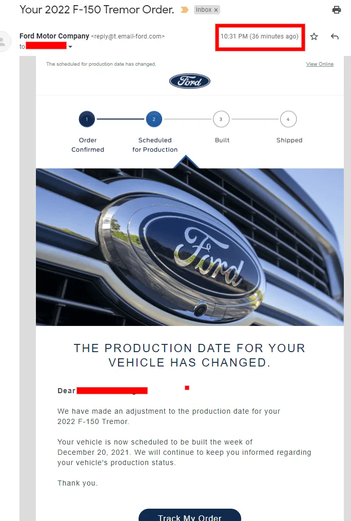 Ford F-150 12/13 Build Week 1638850300566