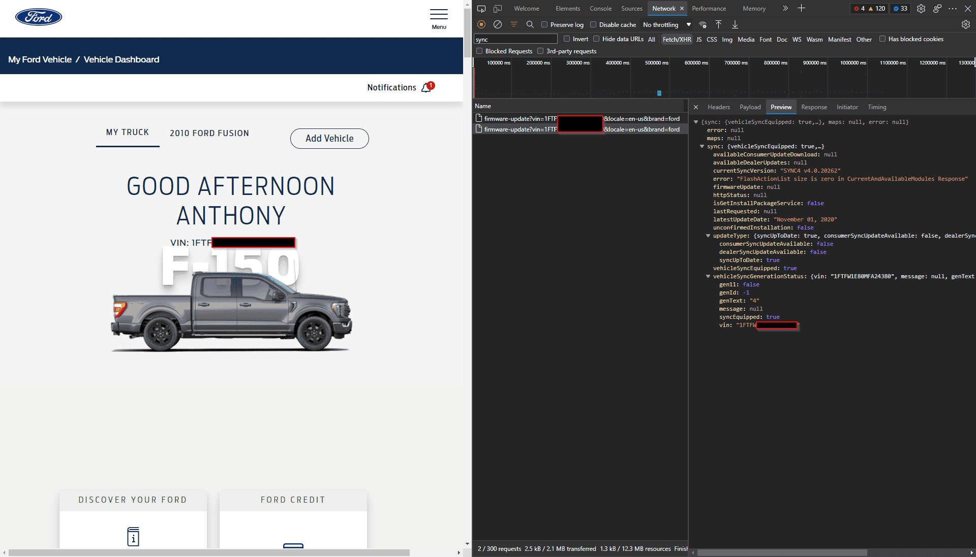 Ford F-150 OTA Status Hidden in the Ford Website 1639421139255