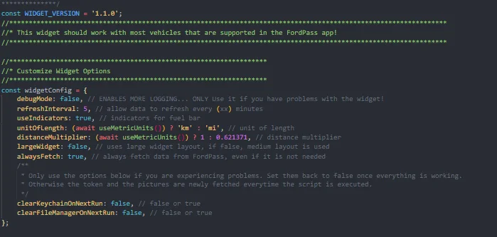Ford F-150 FordPass - Scriptable Widget (iOS, iPad, MacOS) 1639432260789
