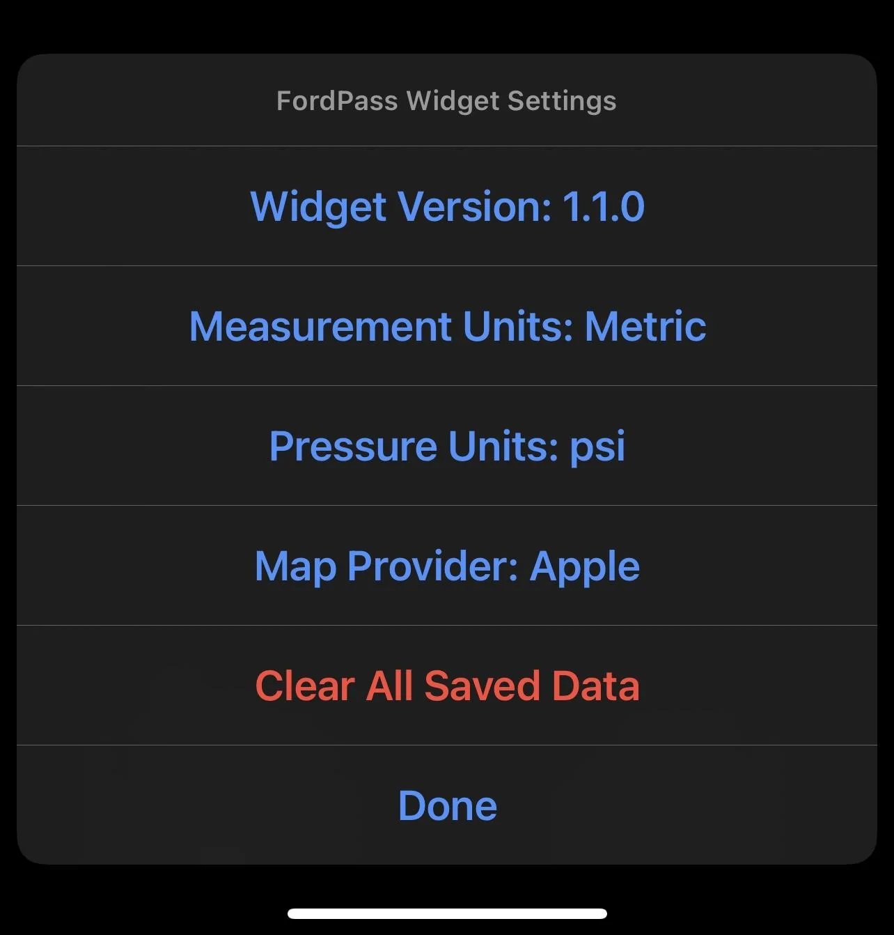 Ford F-150 FordPass - Scriptable Widget (iOS, iPad, MacOS) 1639443074551