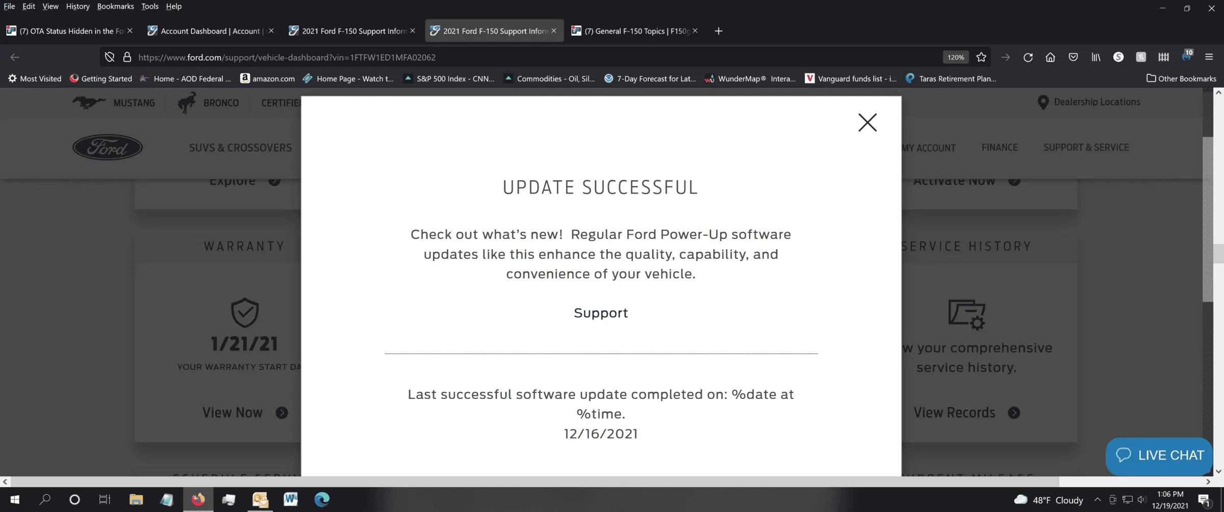 Ford F-150 Over the Air Updates (OTA) 1639940845480