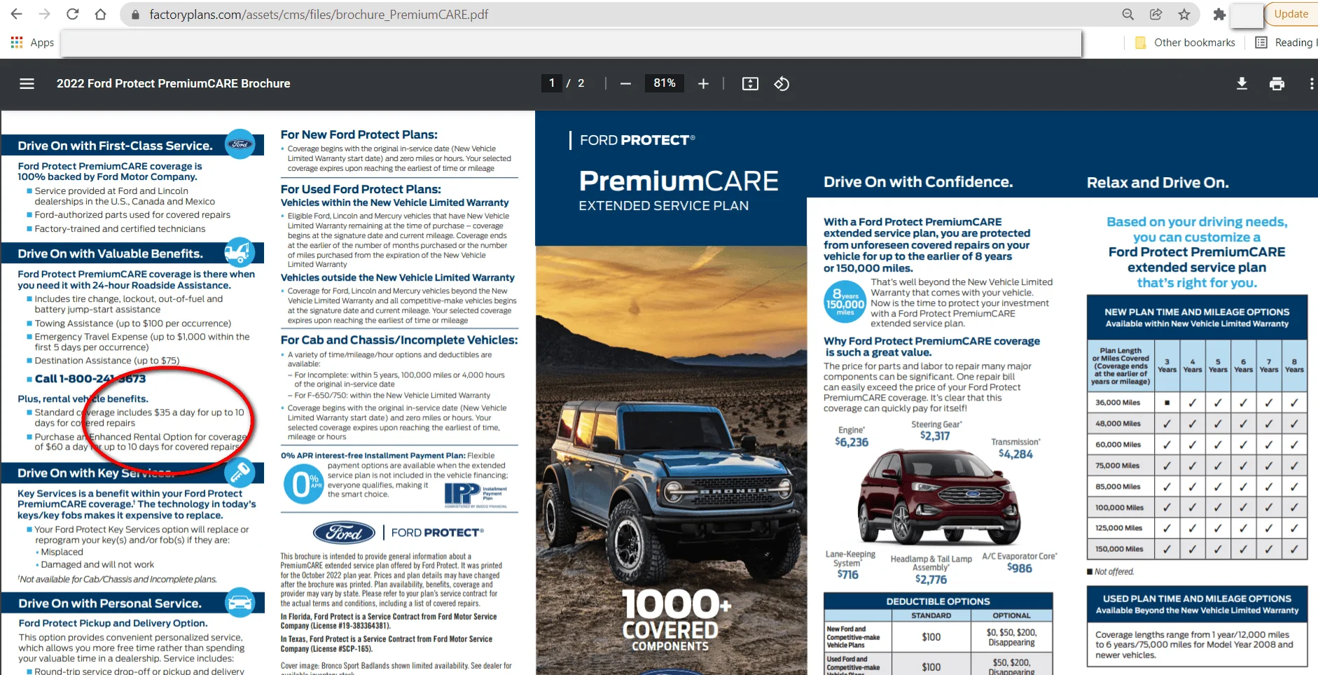 Ford F-150 Extended Service Plans ESPs 1640048677328