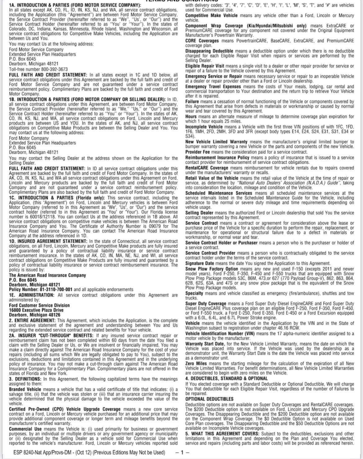 Ford F-150 Extended Service Plans ESPs 16400842-C810-4562-BBE1-120D75BC36FF