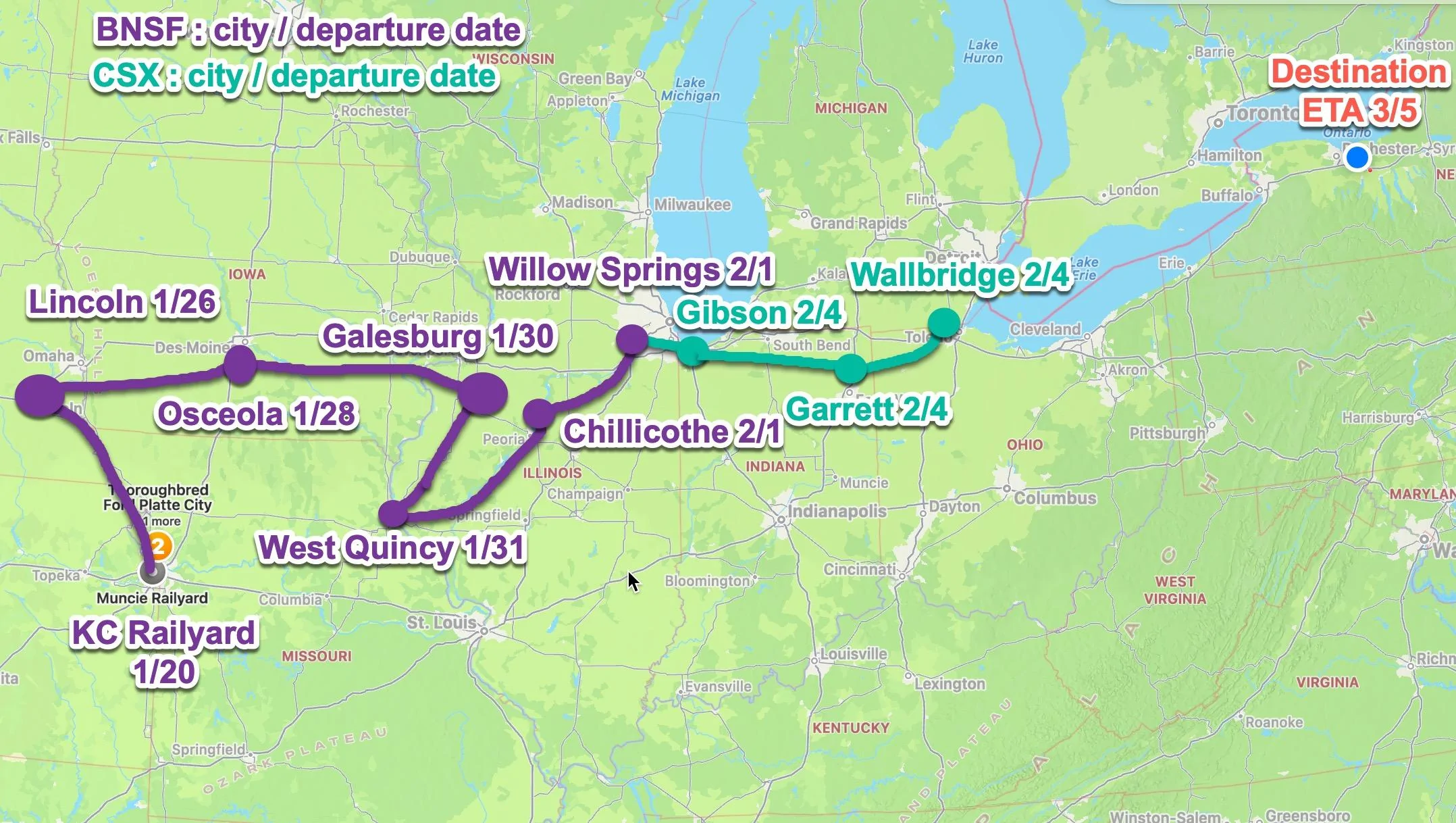 Ford F-150 Anyone here able to track a BNSF railcar? 1644016624296