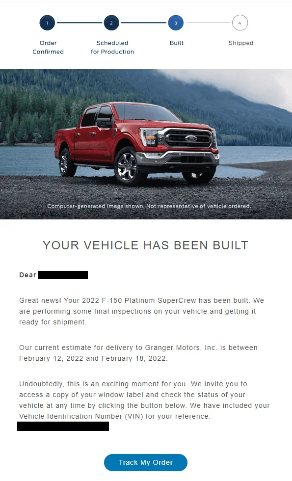 Ford F-150 01/10/22 Build Week Club 1645812339624