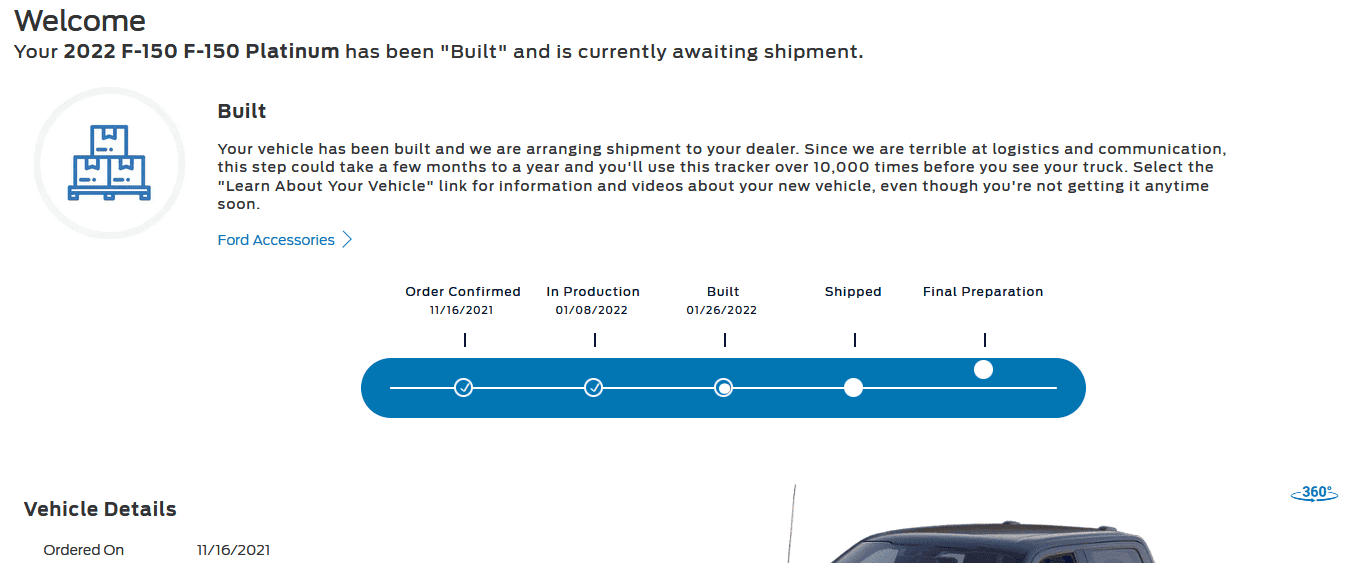 Ford F-150 01/03/22 Build Week 1646850576095
