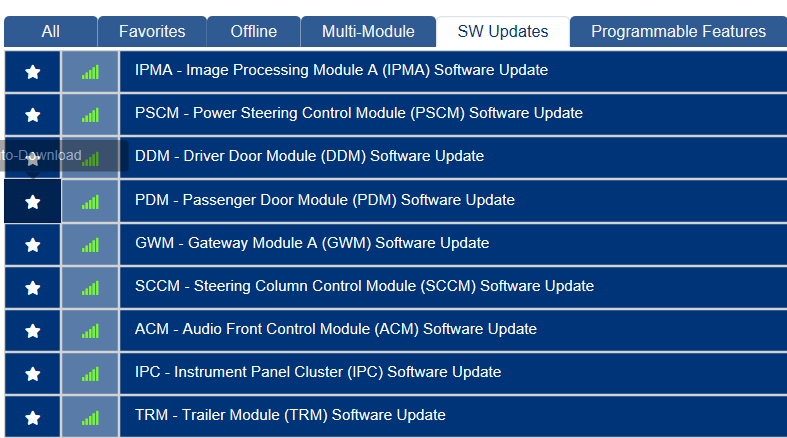 Ford F-150 ECU module programming guide using FDRS 1647121649349