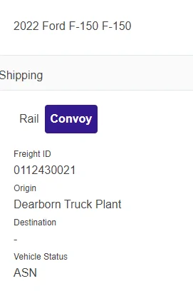 Ford F-150 3/14/2022 Build Week 1648518451237