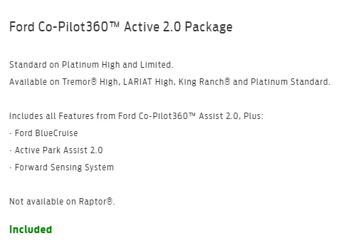 Ford F-150 Did BlueCruise get pulled from 2022 trucks? Update: No, it didn't. 1649339037251