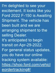 Ford F-150 01/31/2022 Build Week Club 1649779567584