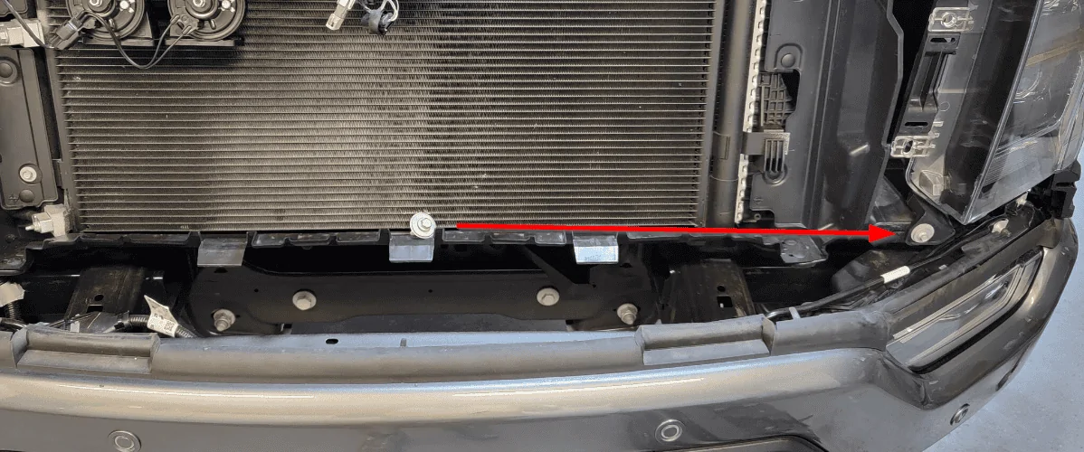 Ford F-150 I found this loose bolt today rubbing on my condenser? 1654083311962