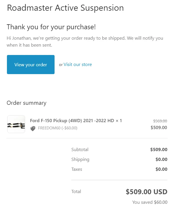 Ford F-150 RAS w/scales, smart hitch 1656855644081