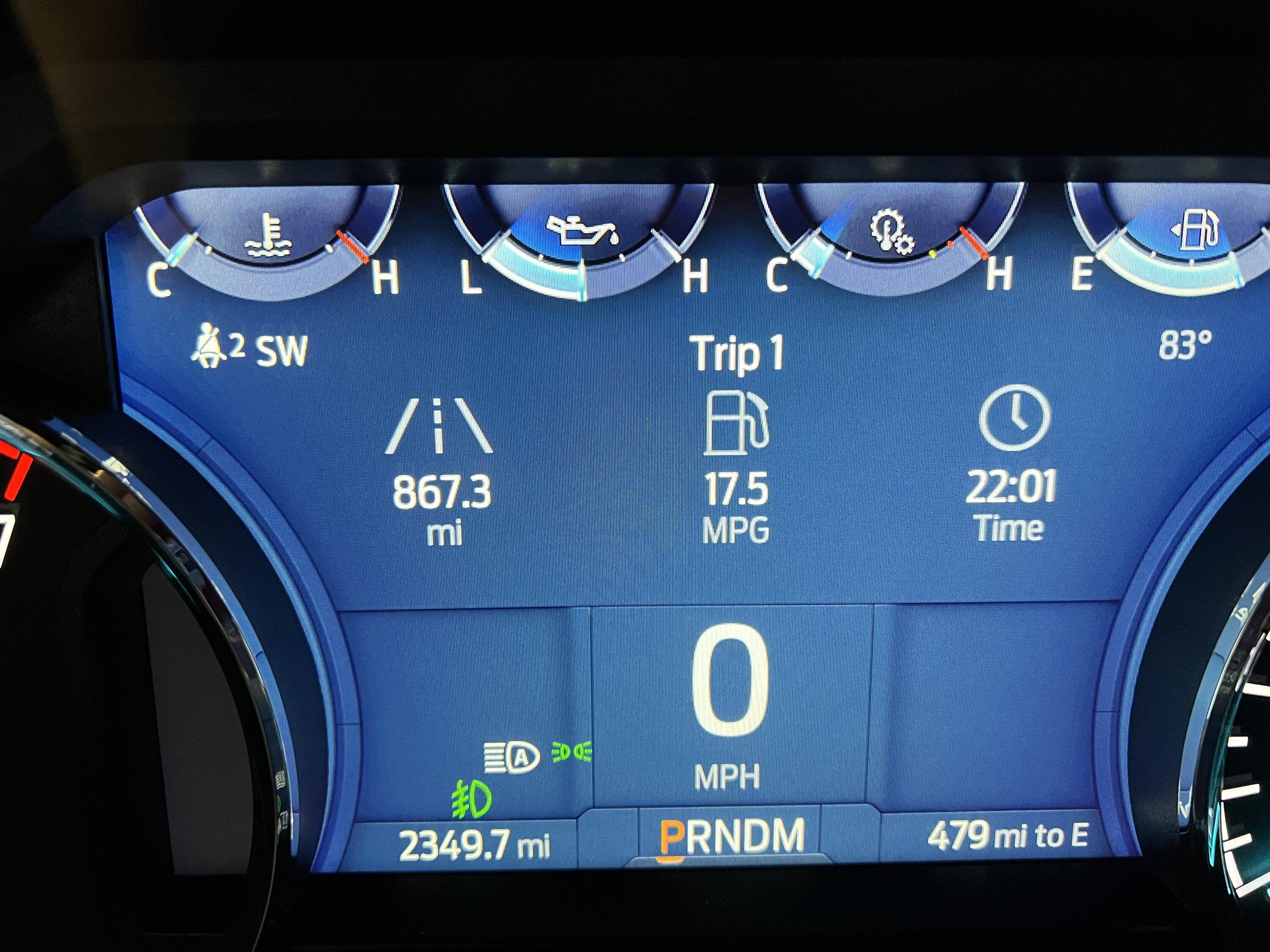 Ford F-150 Tremor MPG 1658934408263