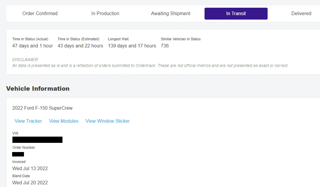 Ford F-150 7/25/22 Build Week 1661194395109