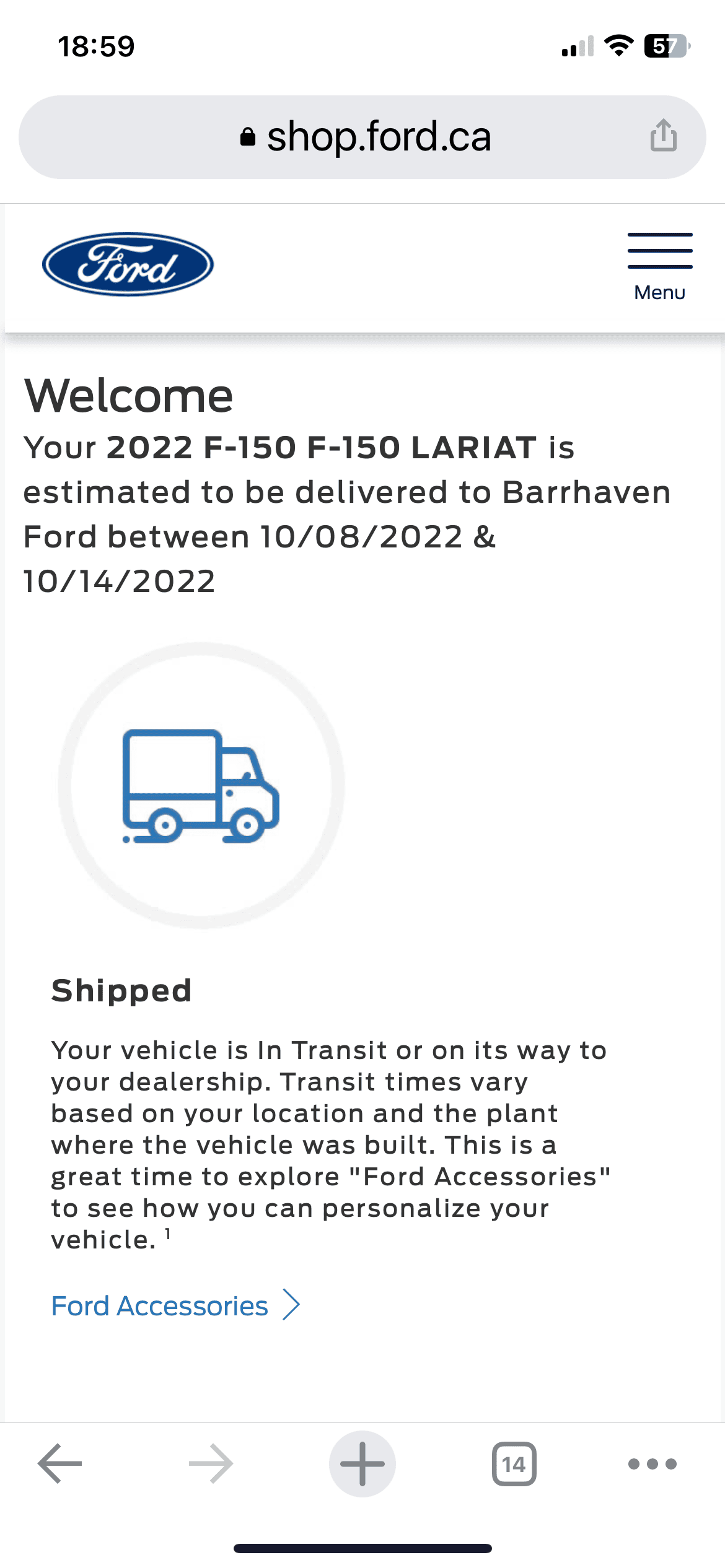 Ford F-150 Everyone please track your order with Ordertrack.app 1664665240646