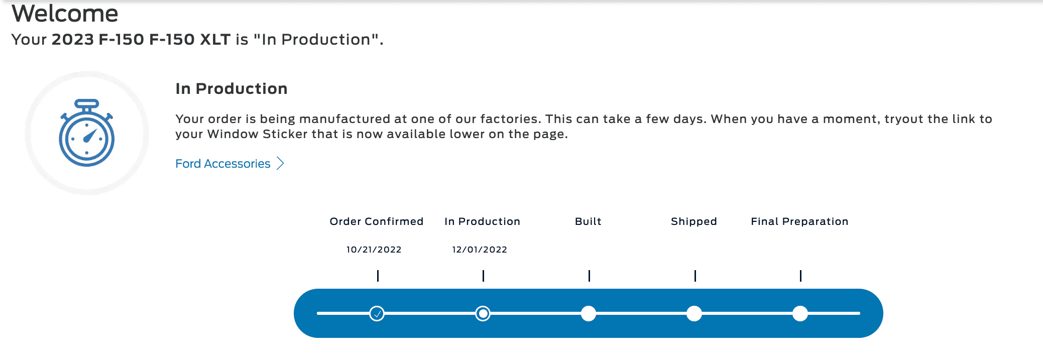 Ford F-150 11/28/22 Build Week 1669994204872