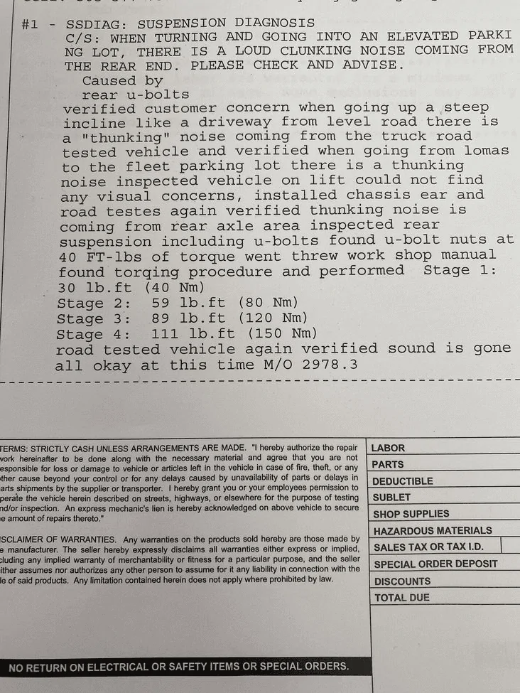 Ford F-150 Clunking Noise in Rear End 1670511171666