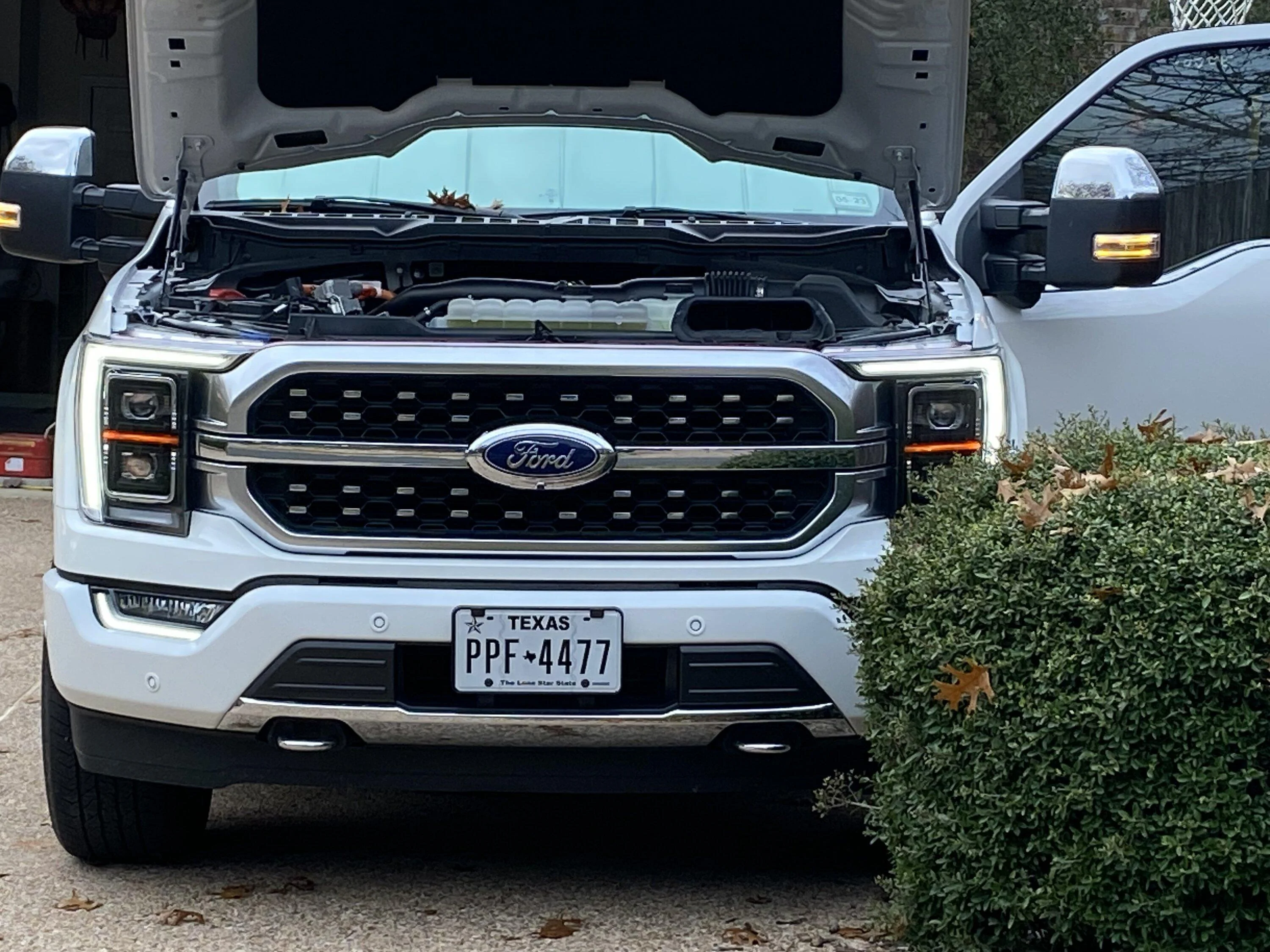 Ford F-150 Flux Geare Hoodbeam Install 1671033045521
