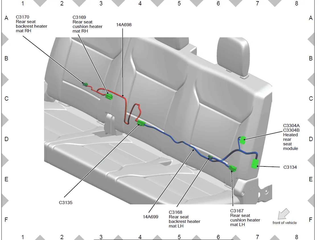 Ford F-150 Adding factory rear heated seats to 22 lariat 1672157569859
