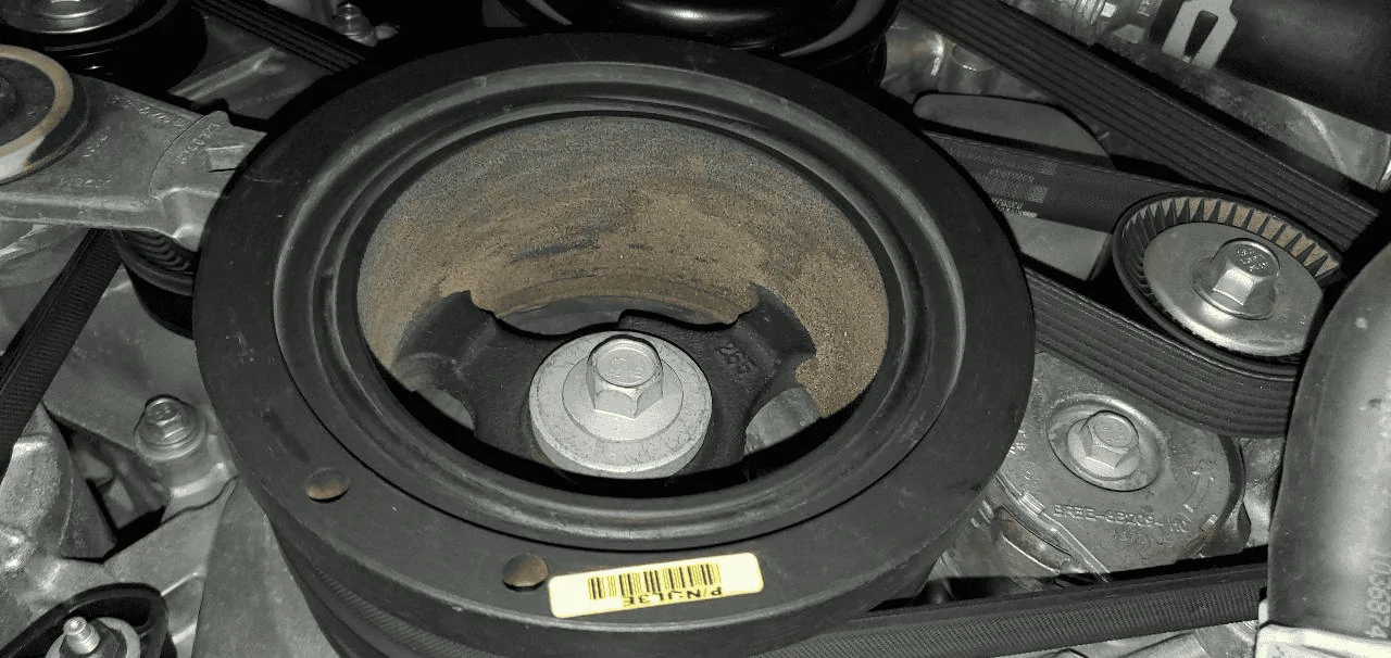 Ford F-150 Harmonic Balancer rubber ring pushing out? 1673650113690