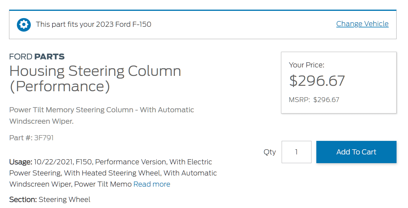 Ford F-150 Heated Steering Wheel Retrofit - updated with information 1674532004441