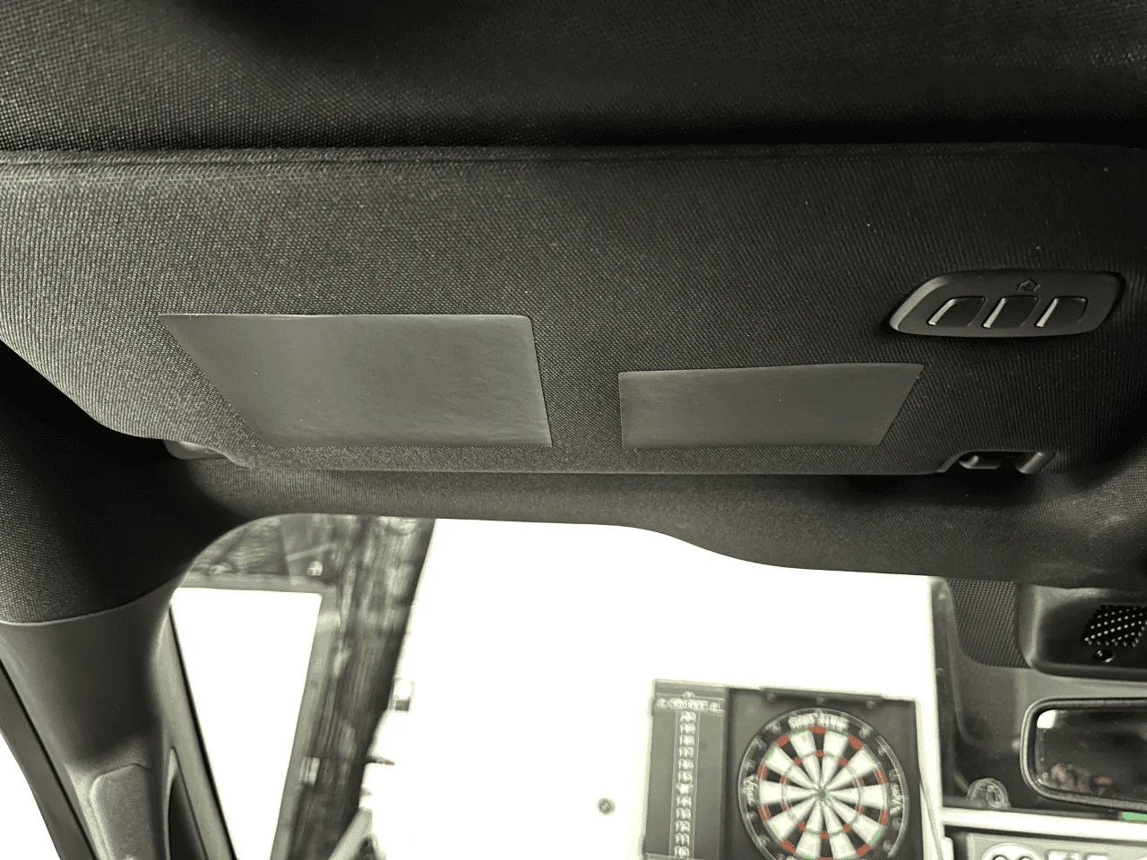 Ford F-150 Removed Sun Visor Sticker, how to remove residue? 1674747885150