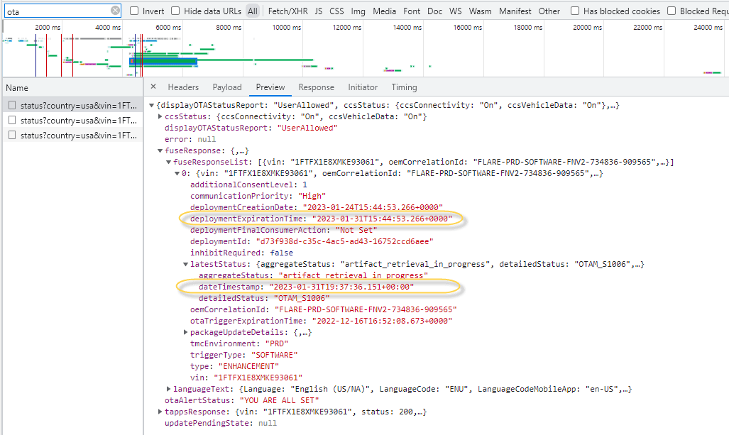 Ford F-150 OTA Status Hidden in the Ford Website 1675196044148