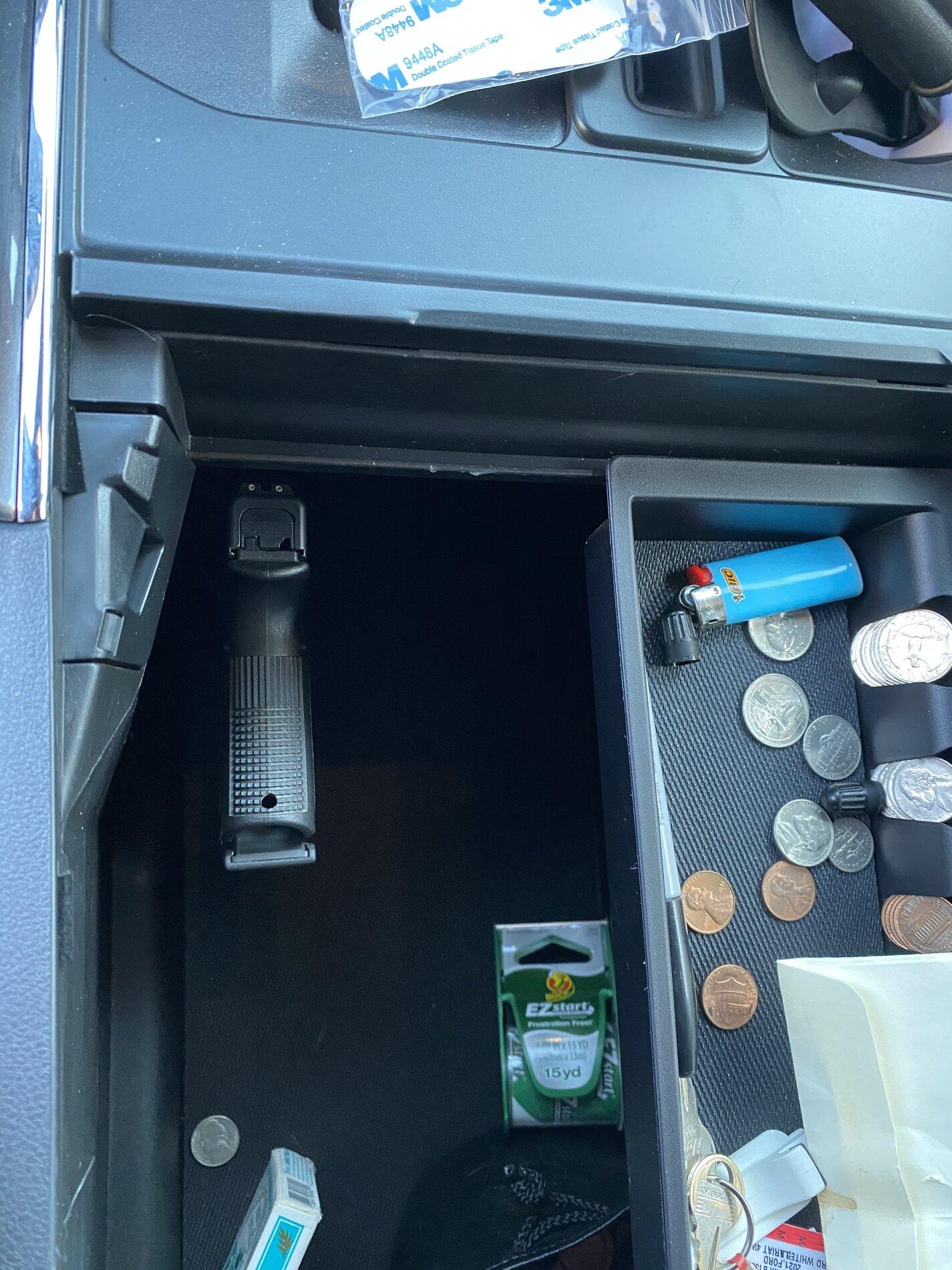 Ford F-150 Storing/Mounting a Pistol 16756DD3-8883-4A58-8548-E3A4A72B4310