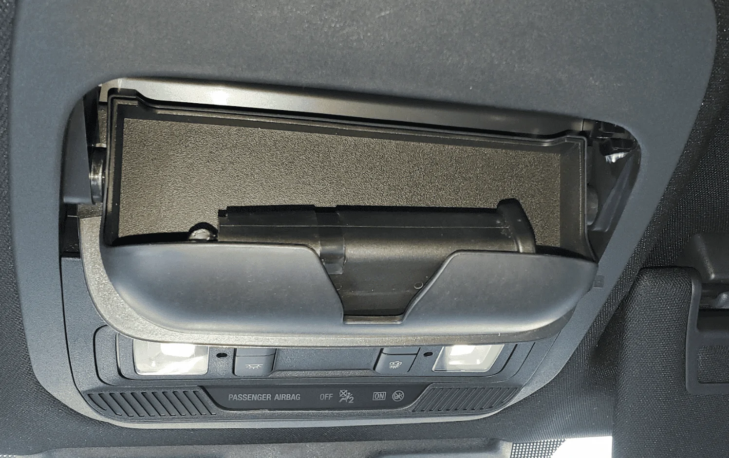 Ford F-150 Sunglass holder broken - Now what? 1678563904244