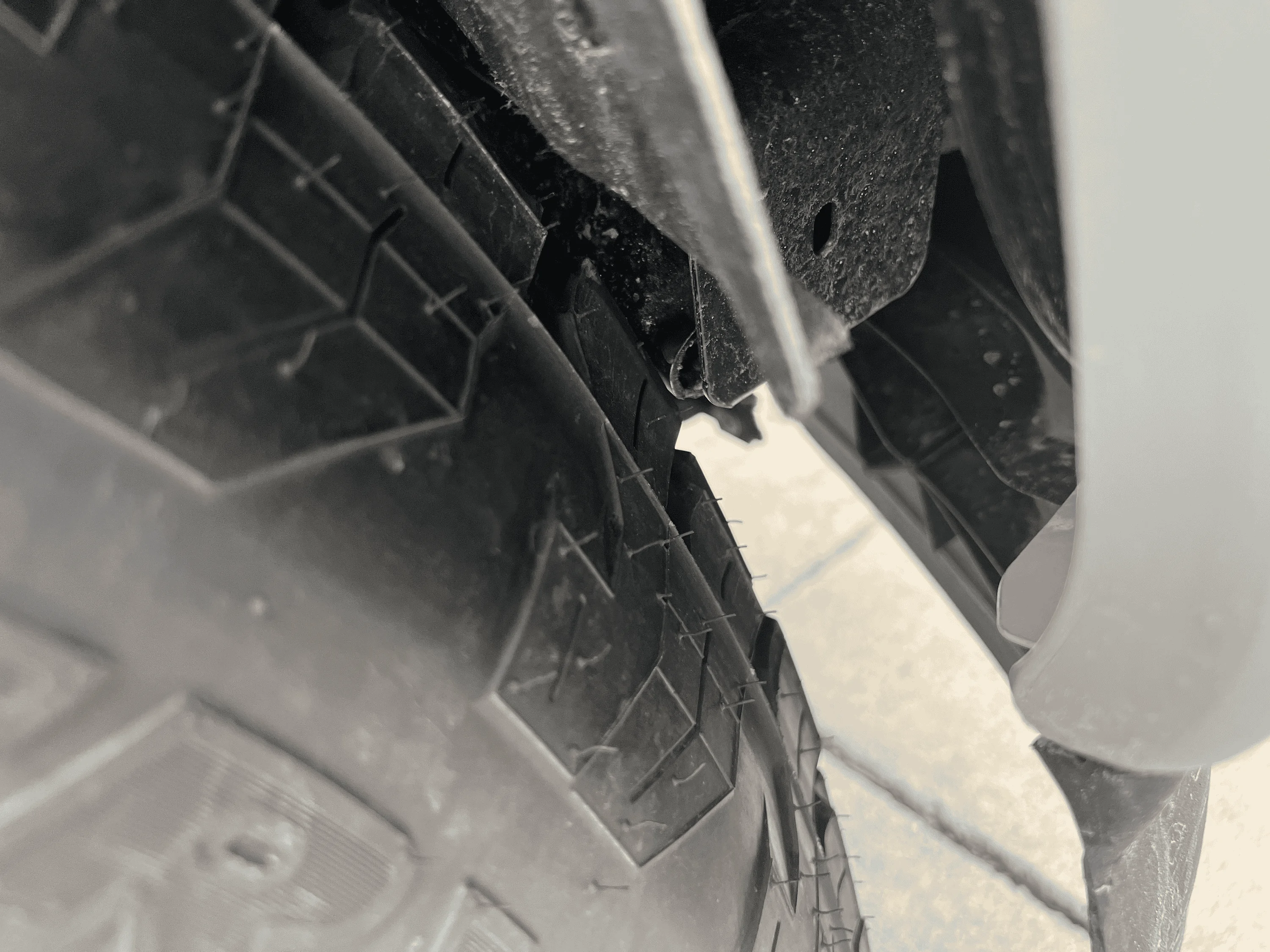 Ford F-150 Slight tire rub at full lock can't identify 1678664507639