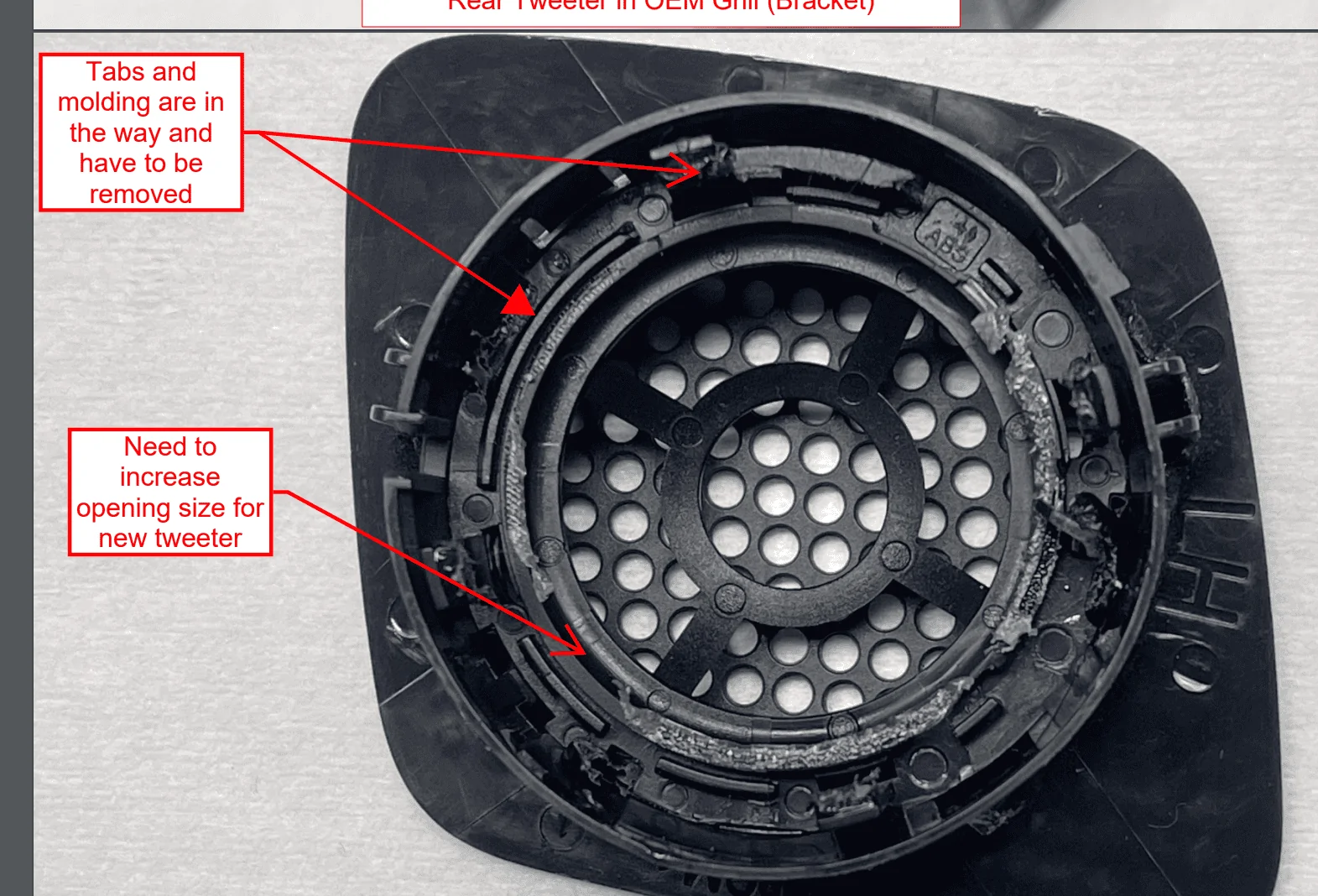 Ford F-150 Tweeter mounting? 1680143691747