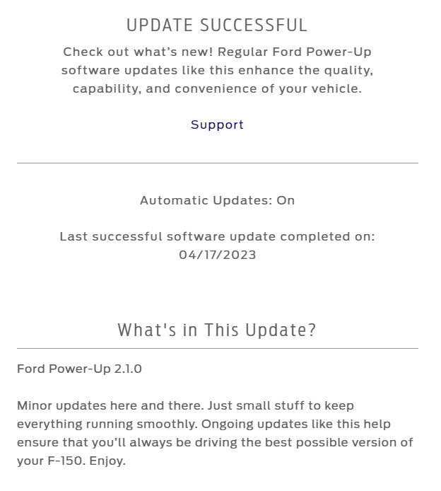Ford F-150 2021 Job 1 Trucks that aren't getting updates 1681842648882