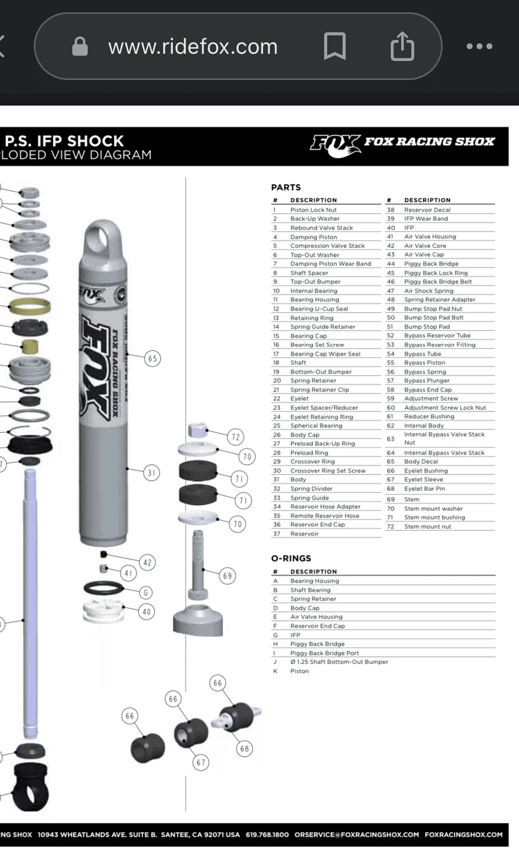 Ford F-150 Roush Fox 2.0 Suspension Kit Missing Bushing 1682095463702