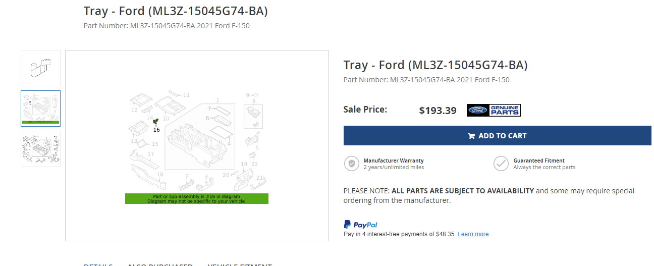Ford F-150 Does anyone know where this goes? 1682468651010