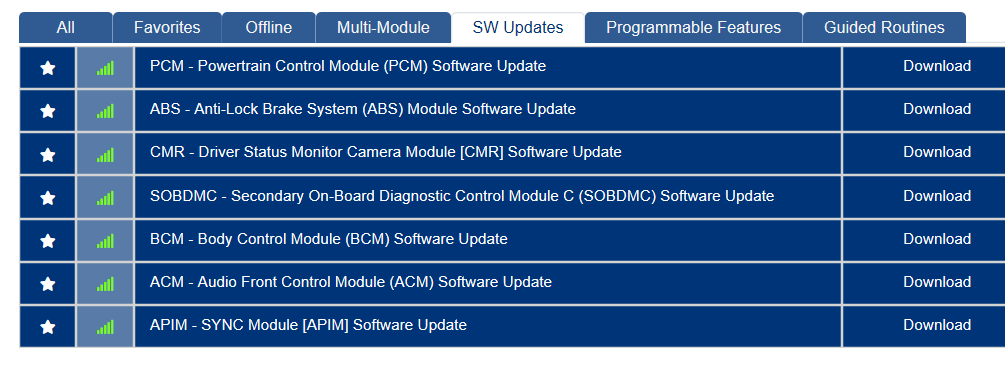 Ford F-150 ECU module programming guide using FDRS 1695263601145