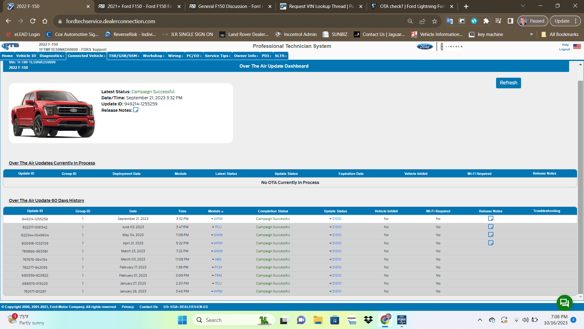 Ford F-150 Request VIN Lookup Thread 1697497759980