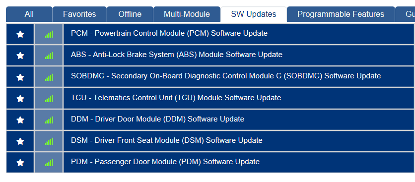 Ford F-150 ECU module programming guide using FDRS 1700243439476