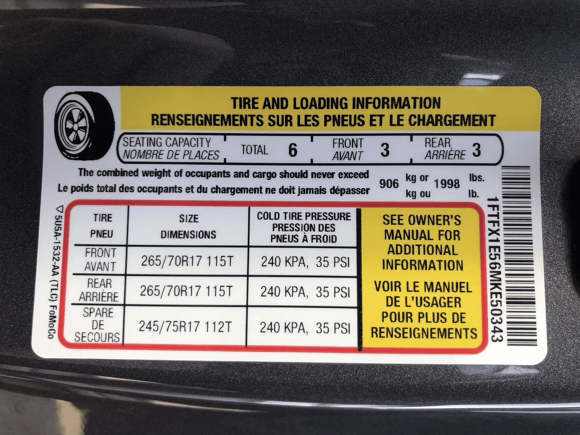 Ford F-150 Payload Package - Unicorn? 1700658325635