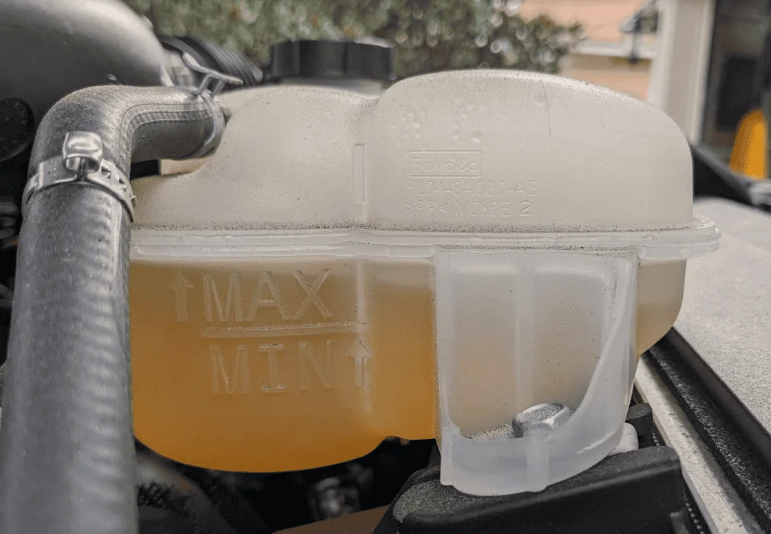 Ford F-150 Coolant low and changing color 1702237570551