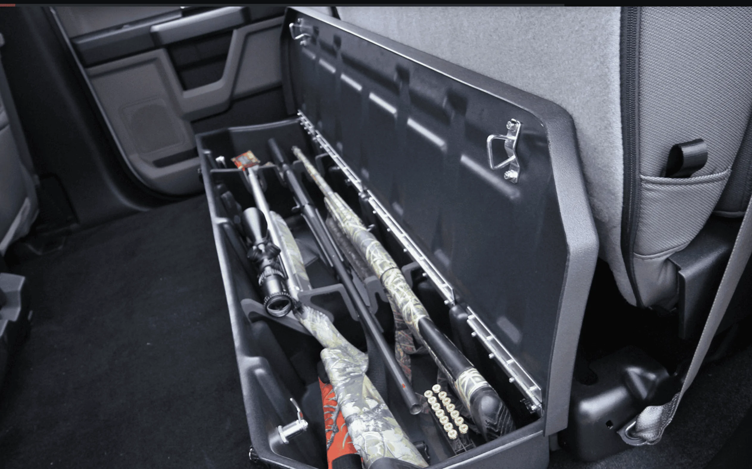 Ford F-150 Underseat organizer long gun storage 1705335320235