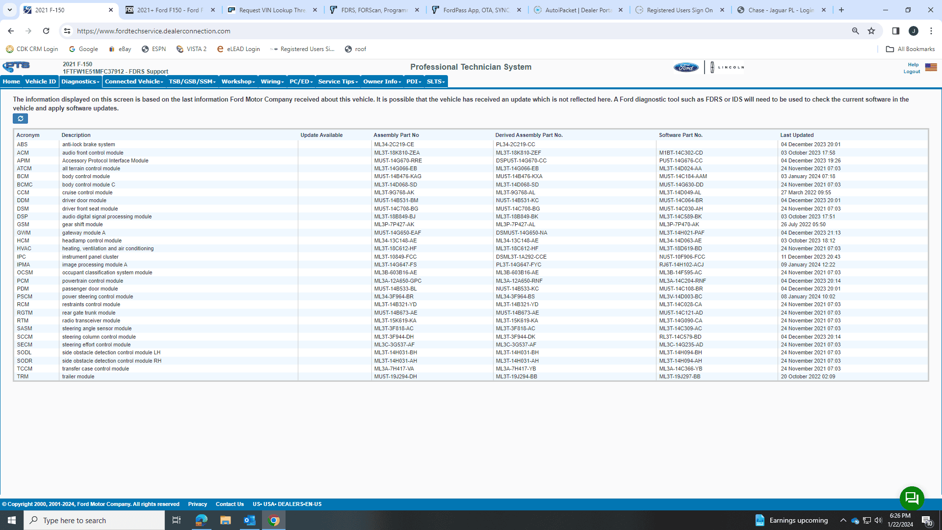 Ford F-150 Request VIN Lookup Thread 1705966001788