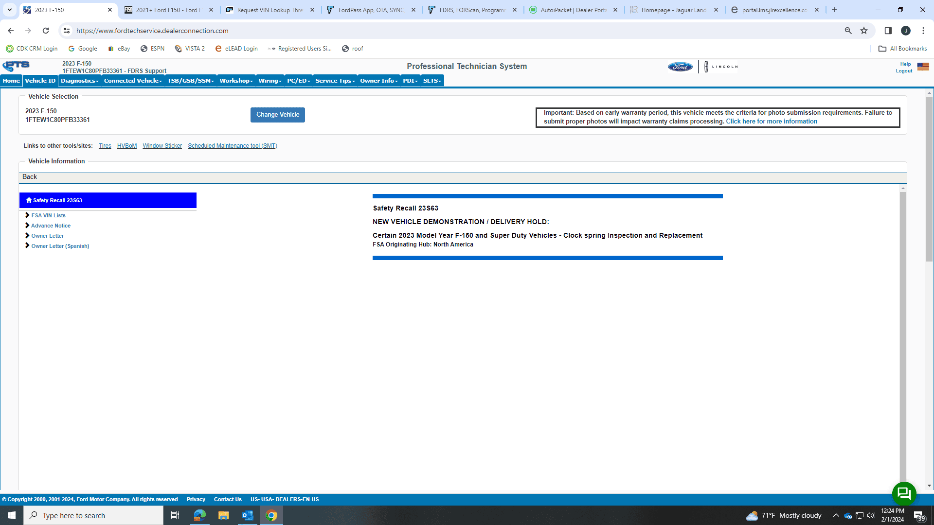 Ford F-150 Request VIN Lookup Thread 1706808349777