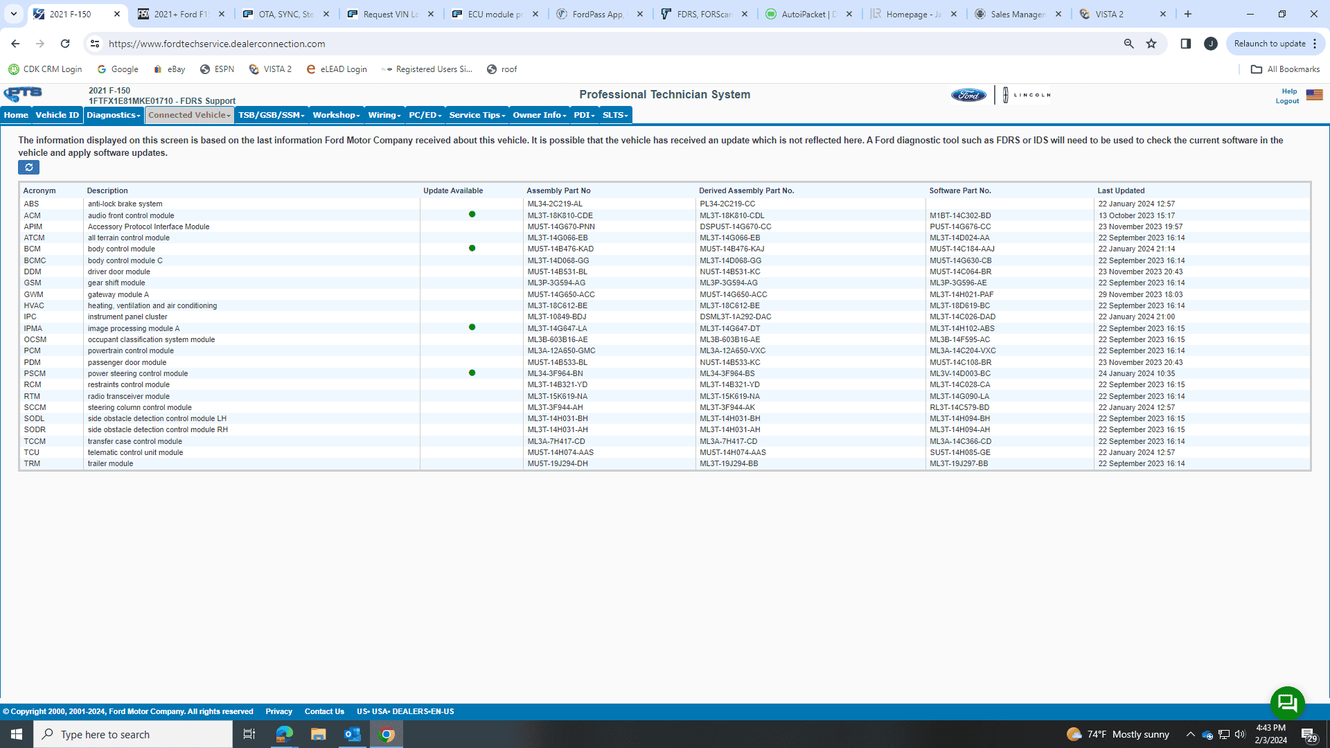 Ford F-150 Request VIN Lookup Thread 1706996604452