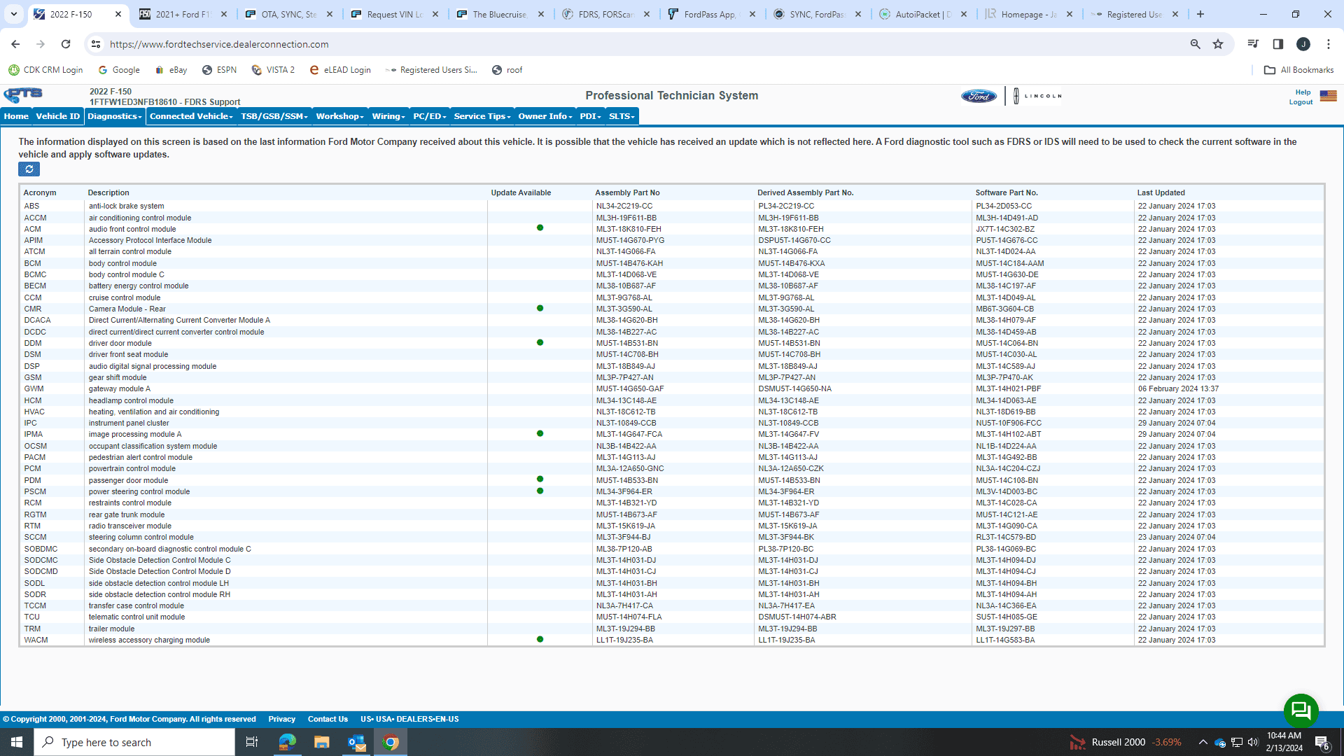Ford F-150 Request VIN Lookup Thread 1707839104836