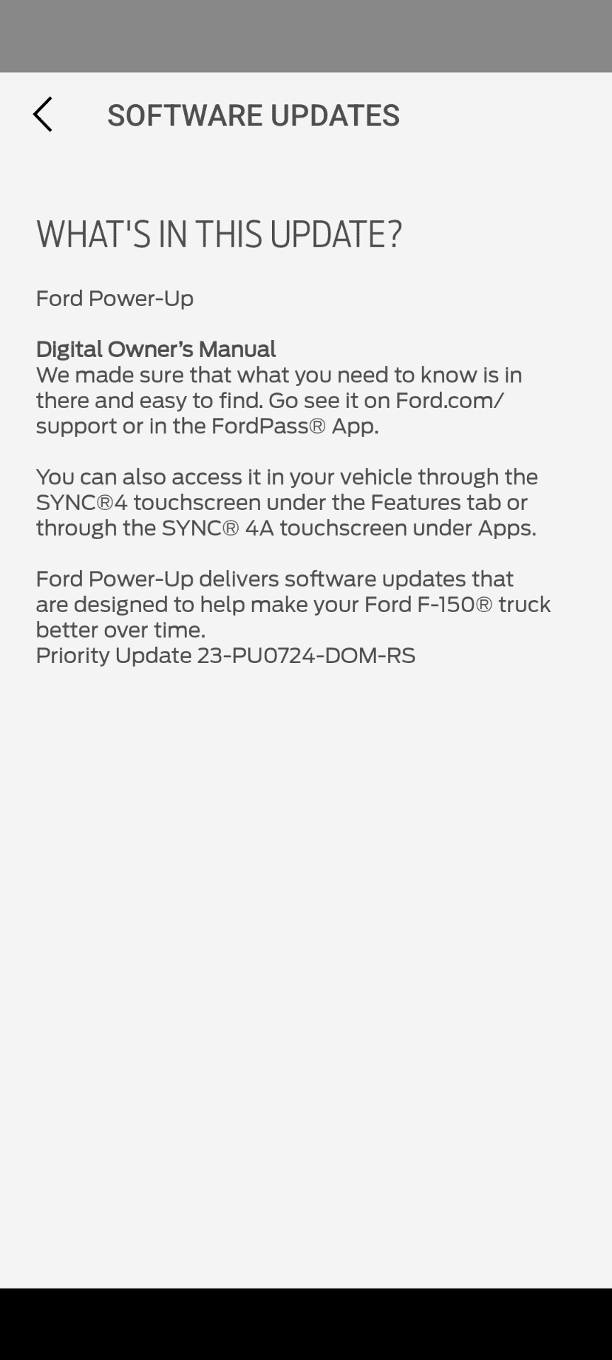Ford F-150 2021 Owners - What is your OTA Version? 1708007200828