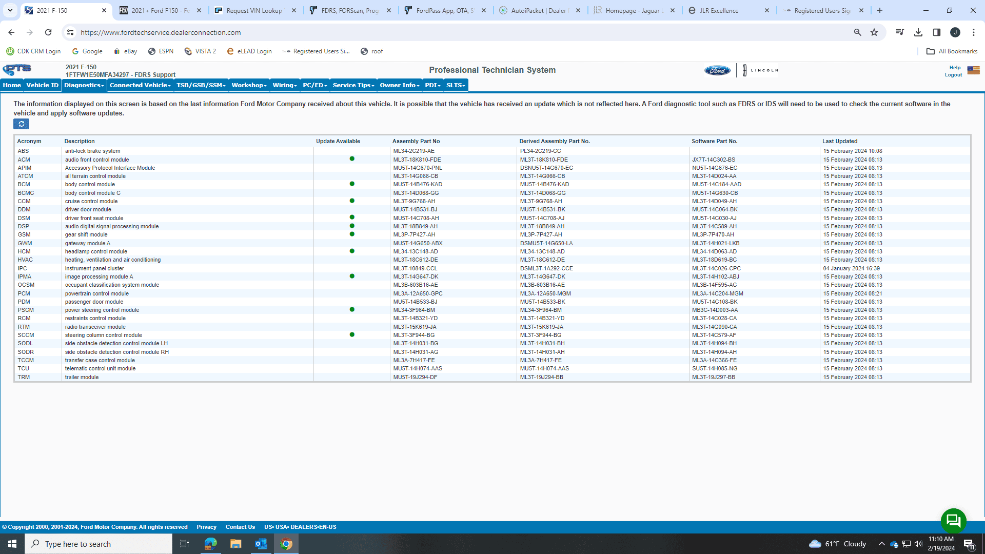 Ford F-150 Request VIN Lookup Thread 1708359072301