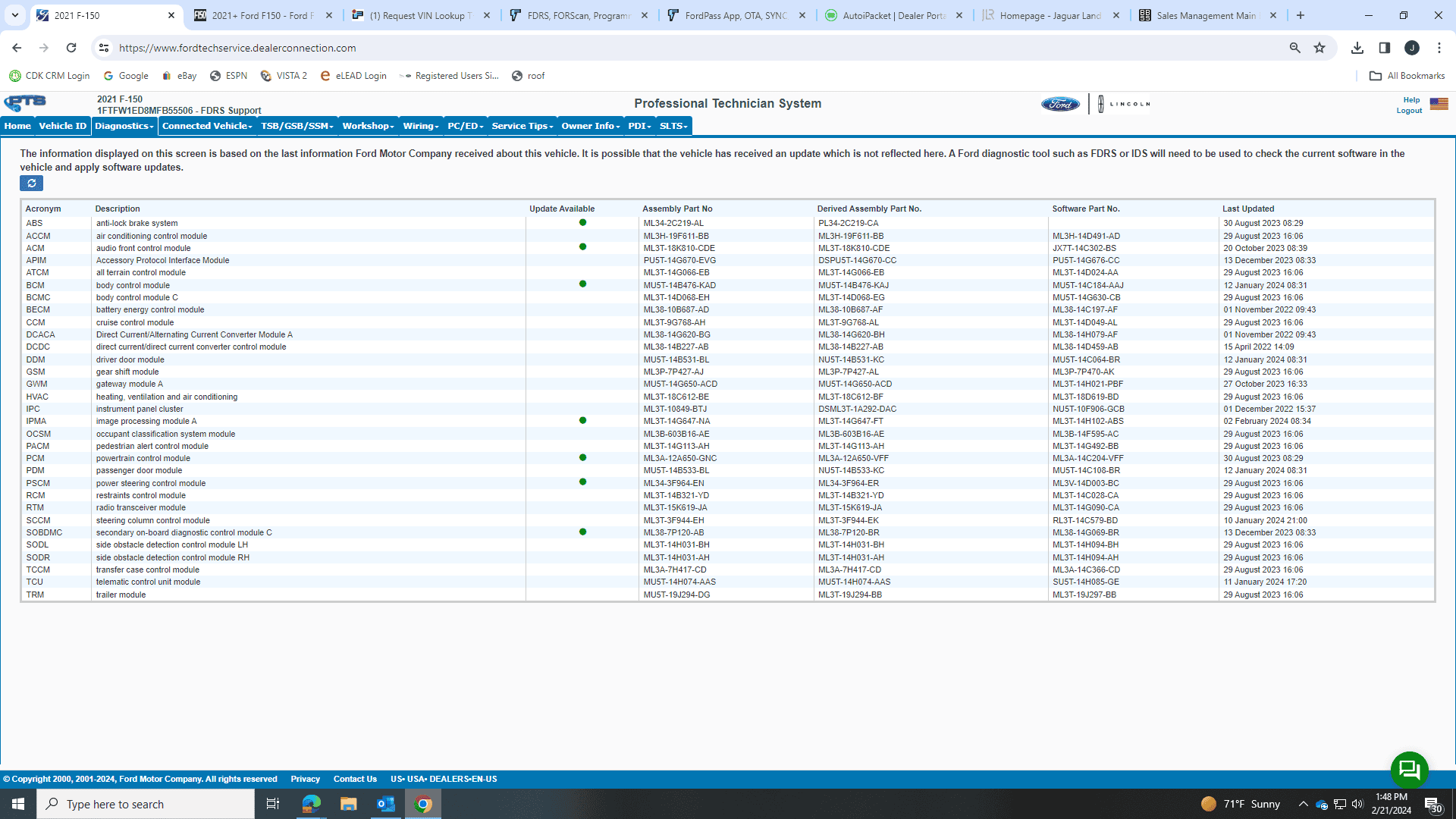 Ford F-150 Request VIN Lookup Thread 1708541312963