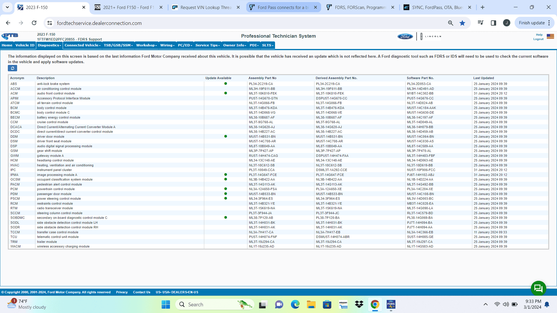 Ford F-150 Request VIN Lookup Thread 1709346851394